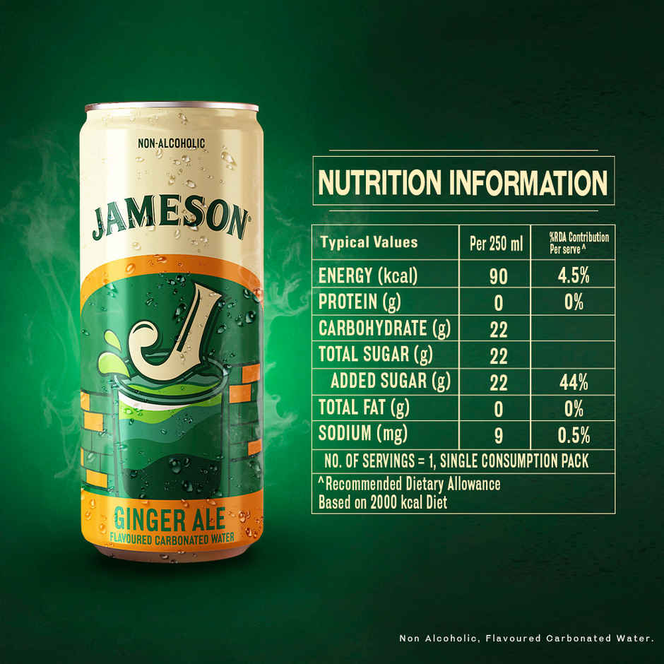 Jameson Ginger Ale | Carbonated Beverage